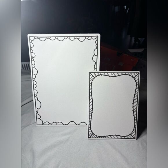 New! 2 pc IKEA MÅLA Framed Drawing Cardboard Set - Picture 1 of 8